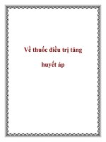 Về thuốc điều trị tăng huyết áp potx