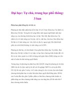 Đại học: Tự chủ, trung học phổ thông: 3 ban pptx