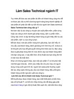 Làm Sales Technical ngành IT potx