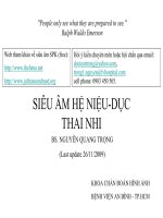 SIÊU ÂM HỆ NIỆU-DỤC THAI NHI docx