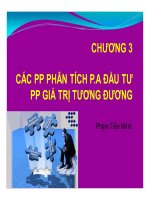 Chương 3 Các PP tích P.A đầu tư PP giá trị tương đương pdf