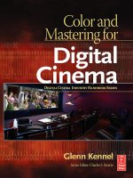 Color and Mastering for Digital Cinema pot