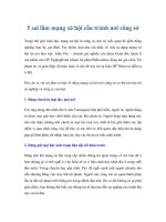 5 sai lầm mạng xã hội cần tránh nơi công sở ppt