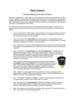 Early Cinema Innovations Necessary for the Advent of Cinema doc