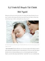 Lộ Trình Kế Hoạch Tài Chính Đời Người ppt