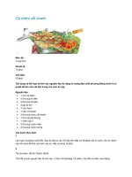 Cá chẽm xốt chanh docx