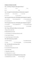 Câu hỏi ôn tập sinh học đại cương - di truyền học pptx