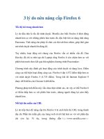 3 lý do nên nâng cấp Firefox 6 pptx