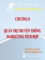 bài giảng quản trị marketing chương 8 - ths. đỗ khắc xuân diễm