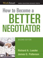 HOW TO BECOME A BETTER NEGOTIATOR potx