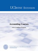 Accounting Courses (Not a Certificate Program) pptx