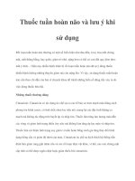 Thuốc tuần hoàn não và lưu ý khi sử dụng pot