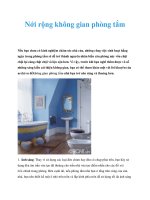 Nới rộng không gian phòng tắm ppt