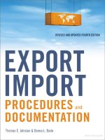 EXPORT AND IMPORT PROCEDURES AND DOCUMENTATION HANDBOOK potx