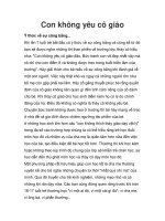 Con không yêu cô giáo pptx