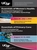 Essentials of Women''''s Health: An Integrated Approach to Primary Care and Office Gynecology pdf