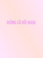 Đường lối đối ngoại docx