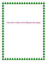 Lộn ruột vì cứ dạy con là chồng lại chen ngang ppt