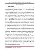 Một số giải pháp thu hút khách hàng tại nhà khách hải quân - công ty hải thành