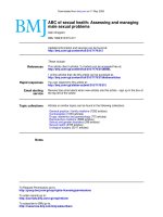 ABC of sexual health: Assessing and managing male sexual problems doc