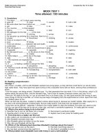 Tiếng anh thi cao học