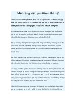 Một công việc parttime thú vị! ppt