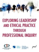 Exploring Leadership and Ethical Practice through Professional Inquiry doc
