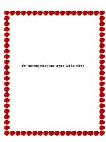 Ốc hương rang me ngon khó cưỡng pptx