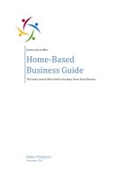 Family Liaison Office Home-Based Business Guide - The Family Liaison Office Guide to Starting a Home-Based Business pptx