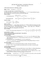 Đề thi thử ĐH môn toán số 143