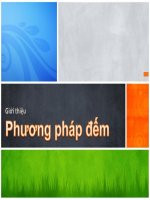 Chương III: Phép đếm docx