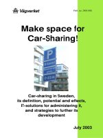 Make space for Car-Sharing! ppt