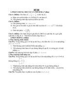 Đề thi thử tốt nghiệp trung học phổ thông - Đề 100 potx