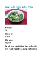 Rau cải ngọt nấu tôm potx