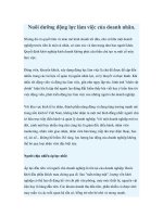 Nuôi dưỡng động lực làm việc của doanh nhân. pdf