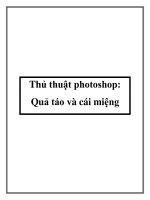 Thủ thuật photoshop: Quả táo và cái miệng docx