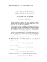 Một số kết quả cấu trúc của không gian đối xứng ppt