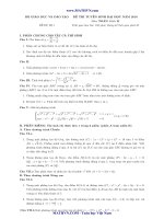 Đề thi tuyển sinh môn Toán 2010 potx