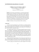 NGHIÊN CỨU SẢN XUẤT GIỐNG CÁ TRÊ LAI (♂Clarias gariepinus x ♀C. Macrocephalus) pdf