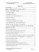 Thiết kế tuyến đường qua 2 điểm A4 - B4 thuộc địa phận tỉnh Tuyên Quang