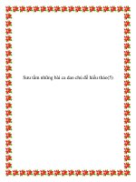 15 ca dao chủ đề báo hiếu công ơn dưỡng dục pot