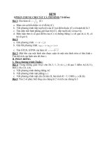 Đề thi thử tốt nghiệp trung học phổ thông - Đề 79 pdf