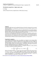 Mechanical properties at high strain rates doc