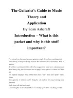 The Guitarist’s Guide to Music Theory and Application docx