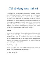 Tái sử dụng máy tính cũ ppt