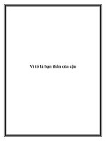 Vì tớ là bạn thân của cậu doc