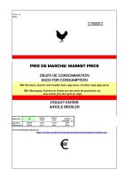 PRIX DE MARCHE/ MARKET PRICE OEUFS DE CONSOMMATION EGGS FOR CONSUMPTION pdf