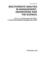 MULTIVARIATE ANALYSIS IN MANAGEMENT, ENGINEERING AND THE SCIENCES pptx