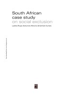 South African case study on social exclusion potx