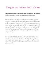 Thư giãn cho “trái tim thứ 2″ của bạn potx